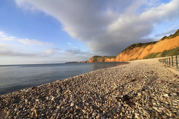 Sidmouth Beach Südwestdevon — Stockfoto