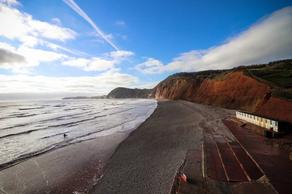 Sidmouth beach Güney Batı Devon