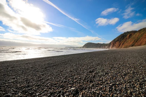Sidmouth beach Güney Batı Devon