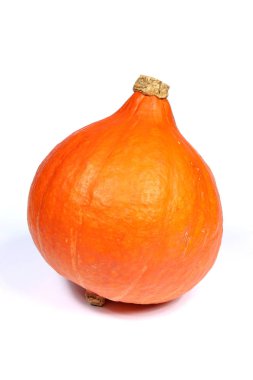 Potimarron beyaz bir arka plan üzerinde 