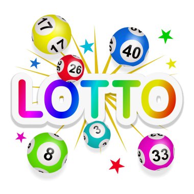 Piyango, Loto veya Bingo illüstrasyonu
