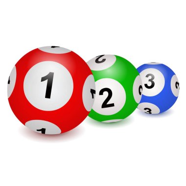 Piyango, Loto veya Bingo illüstrasyonu