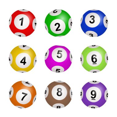 Piyango, Loto veya Bingo illüstrasyonu