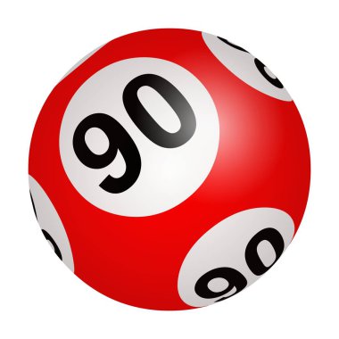 Piyango, Loto veya Bingo illüstrasyonu