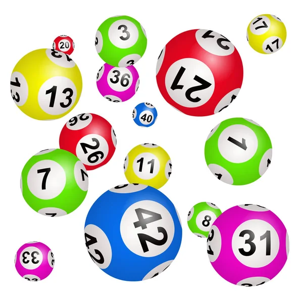 Lottó Loto Vagy Bingo Illusztráció — Stock Fotó