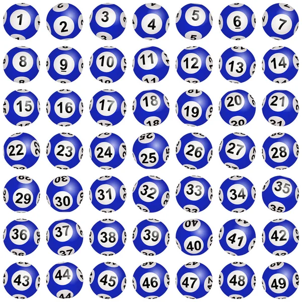 Lottery Loto Bingo Illustration — Stock Photo, Image