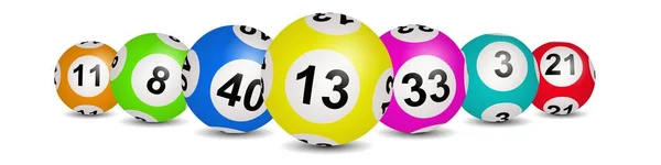 Lotterie Loto Oder Bingo Illustration — Stockfoto