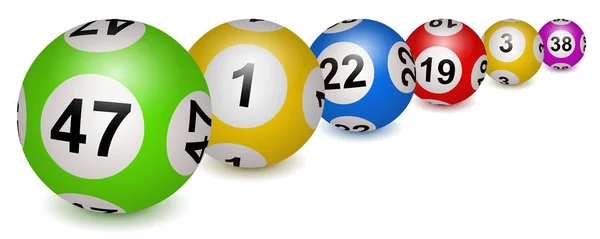 Loterie Loto Nebo Bingo Ilustrace — Stock fotografie