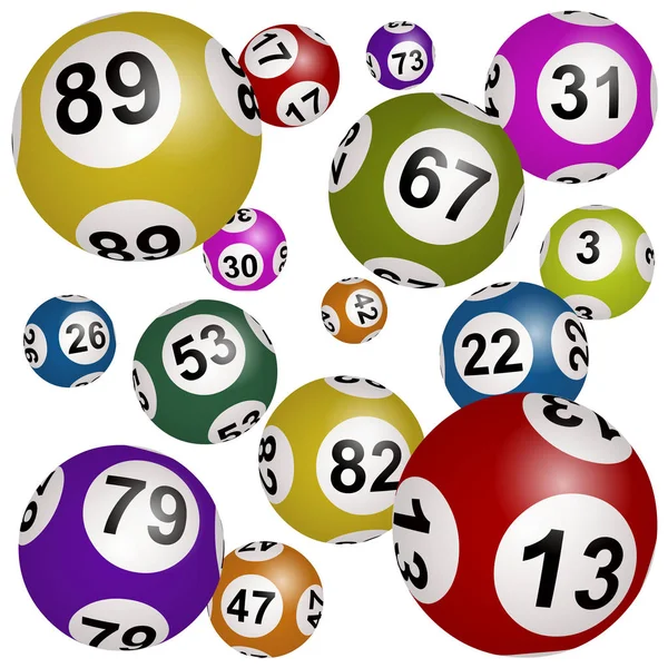 Loterij Loto Bingo Illustratie — Stockfoto