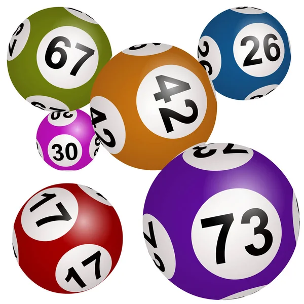 Loteria Loto Bingo Ilustração — Fotografia de Stock