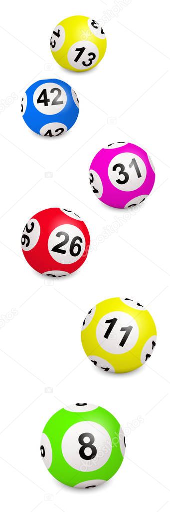 Lottery, Loto or Bingo illustration