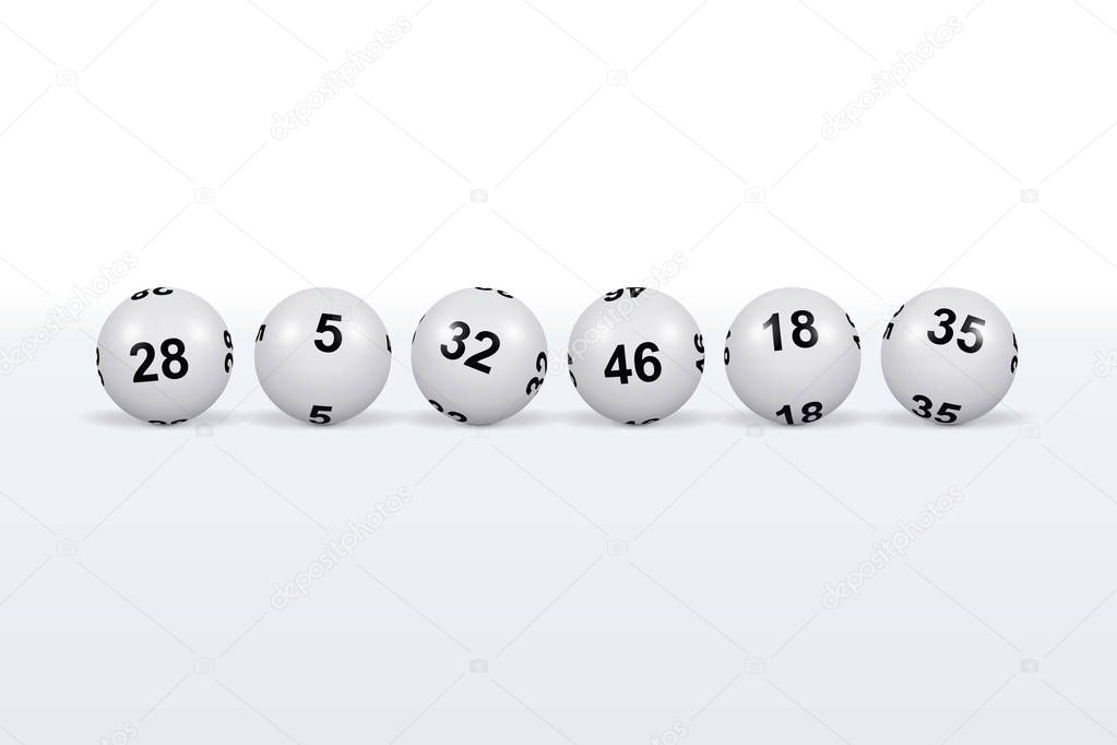 Lottery, Loto or Bingo illustration