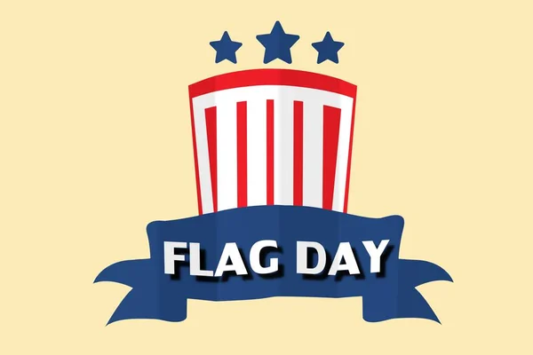 Rendering Flag Day Background Template Illustration — Stock Photo, Image