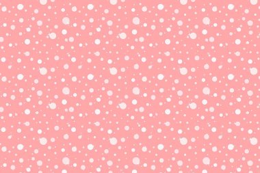 pembe konfeti nokta Dikişsiz desen arka plan. Illustration