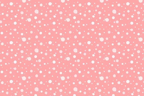 Rosa Konfetti Punkte Nahtlose Muster Hintergrund Illustration — Stockfoto