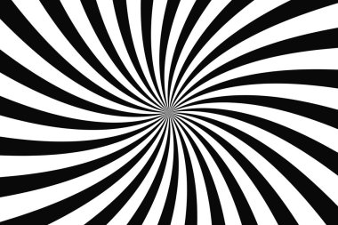  Radyal ışınları ile spiral, ikili, bükülmüş komik etkisi, girdap arka plan-illüstrasyon