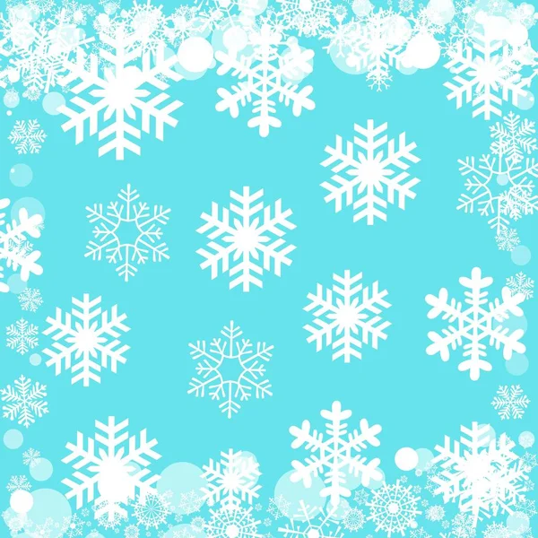 Christmas pattern with a pattern of snowflakes background - illustration design