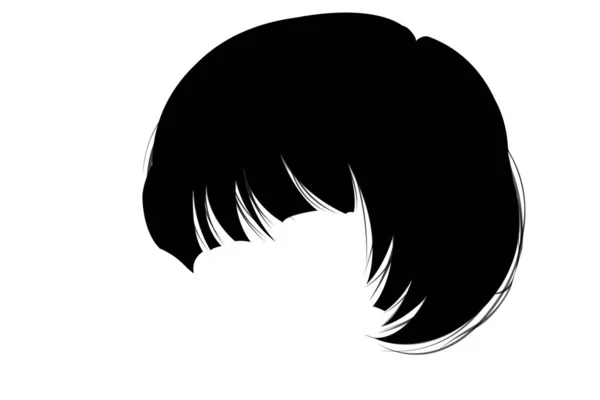 Hair Isolated White Background Illustration Design — Stock Photo, Image