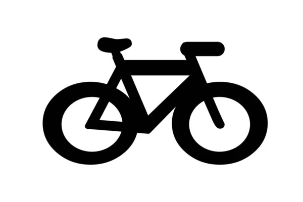 Fahrrad Symbol Auf Weißem Hintergrund Illustration Design — Stockfoto