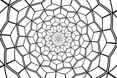 Geometrik dikişsiz desen arka plan. İllüstrasyon tasarımı