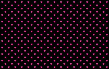 siyah arka plan pembe kalpler - illüstrasyon tasarımı 