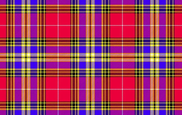 Tartan Senza Soluzione Continuità Modello Sfondo Disegno Illustrazione — Foto Stock