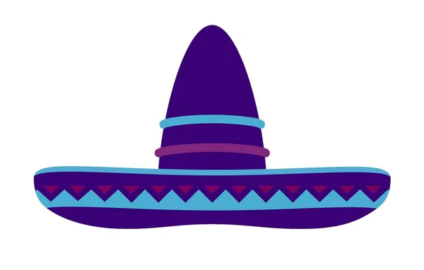 传统的墨西哥帽 说明性设计 — 图库照片