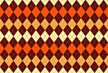 Elmasların geleneksel İskoç geçmişi. Kusursuz kumaş dokusu. resimleme