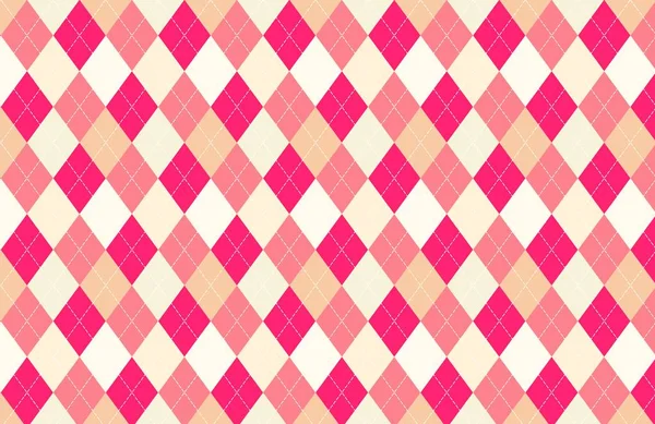 Diamanten Argyle Nahtlose Muster Hintergrund Illustrationsdesign — Stockfoto