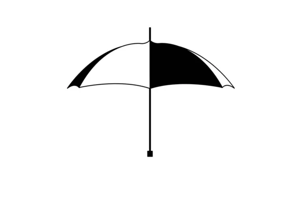 Umbrella Isolated White Background Illustration — Stock Photo, Image