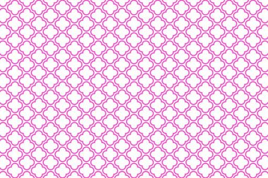 Quatrefoil geometrik seamless modeli, arka plan