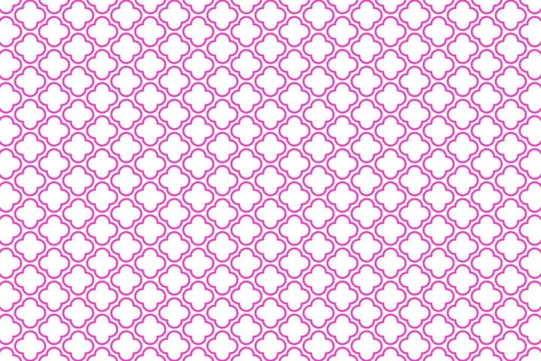 四葉幾何学的シームレス パターン — ストック写真