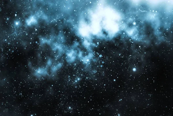 Αστέρια Ενός Πλανήτη Και Ενός Γαλαξία Έναν Ελεύθερο Χώρο Εικονογράφηση — Φωτογραφία Αρχείου