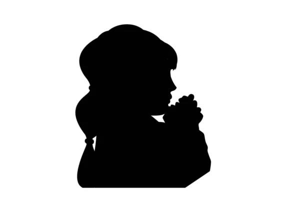 Silhouet Vrouw Betaalt Geïsoleerd Witte Achtergrond Illustratie — Stockfoto