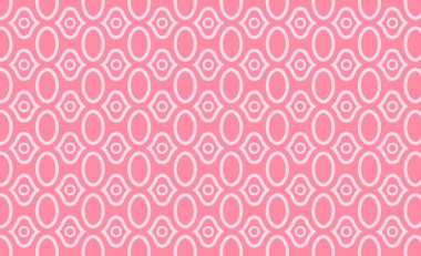 Pembe arkaplanda geometrik desen - illüstrasyon tasarımı