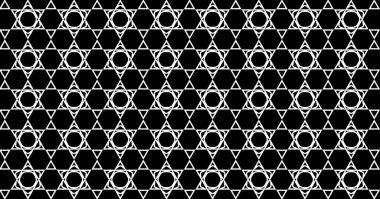 Koyu arkaplanda beyaz yıldız deseni. resimleme tasarımı 