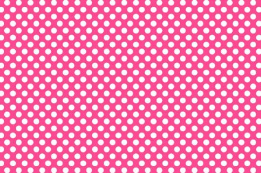 Pembe arkaplanda noktasız desen - illüstrasyon 