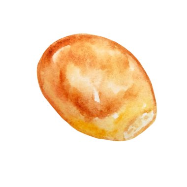 suluboya kahverengi sarı çörek