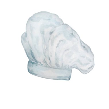 suluboya çizimler beyaz aşçı şapkası yemek pişirmek için kıyafetler