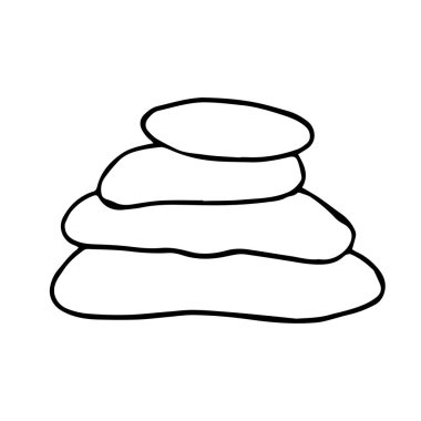 Spa tedavileri ve rahatlama için taşlar