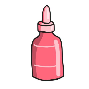 Resim, karalama stili renk camla çizilmiş. Kaplıca ve rahatlama için yağlı küçük bir kavanoz.