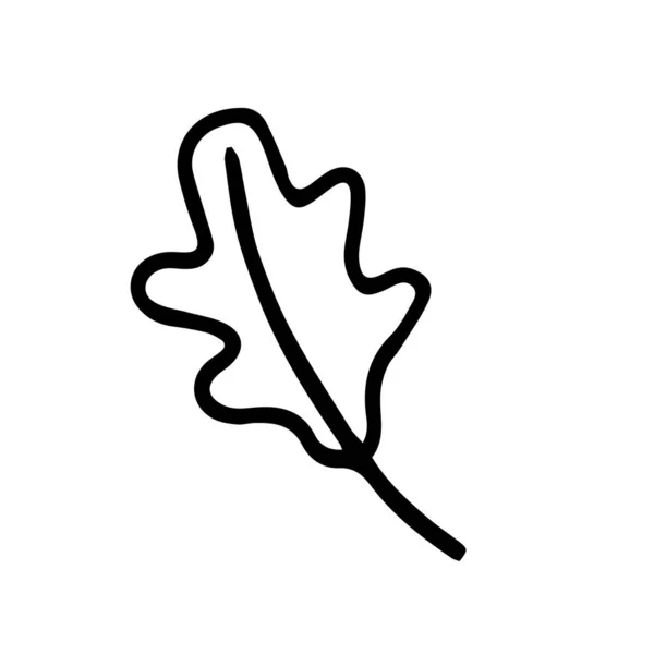 Utumn Leaf Doodle Style — Διανυσματικό Αρχείο