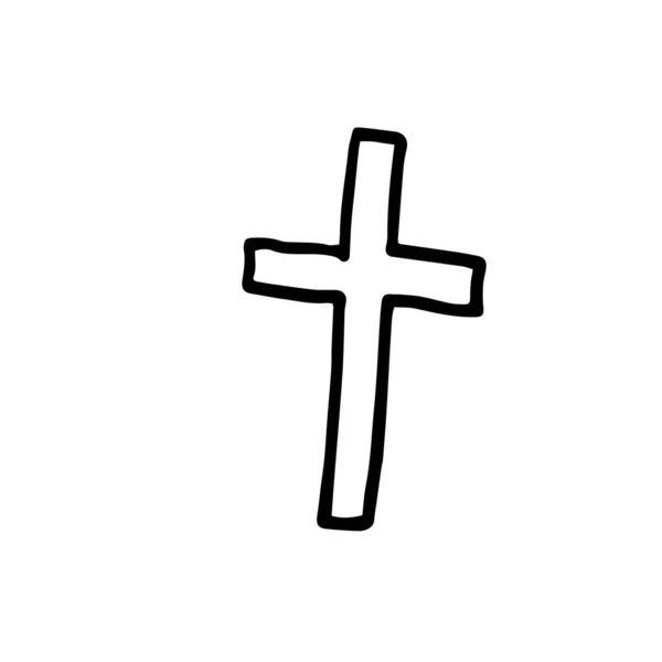 点点滴滴说明万圣节十字架 — 图库矢量图片