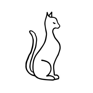 Kedi cadılar bayramı karalaması