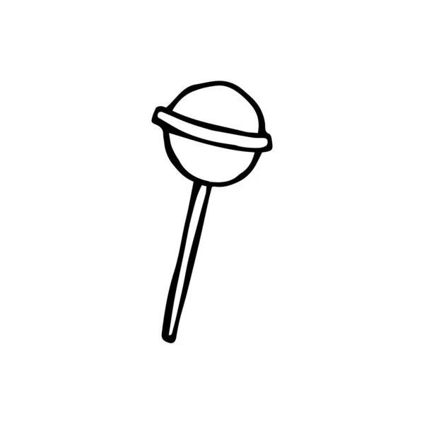 Иллюстрация Doodle Lollipop — стоковый вектор