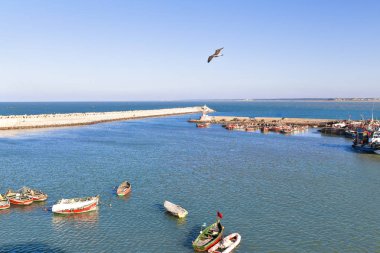 El Jadida Fas Afrika Atlas Okyanusu'nda üzerinden muhteşem tarihi eski çekici görüntülemek