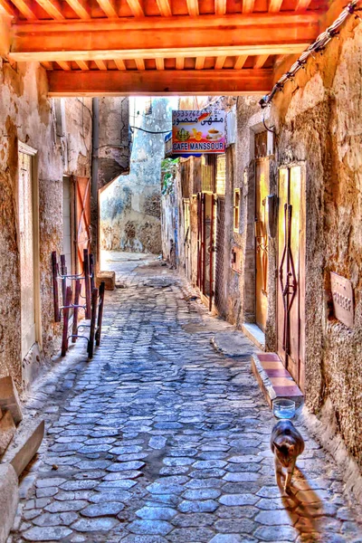 Picturesque Lane Old Town Fes Morocco Africa Luminous Mediterranean Colors — Stock Photo, Image