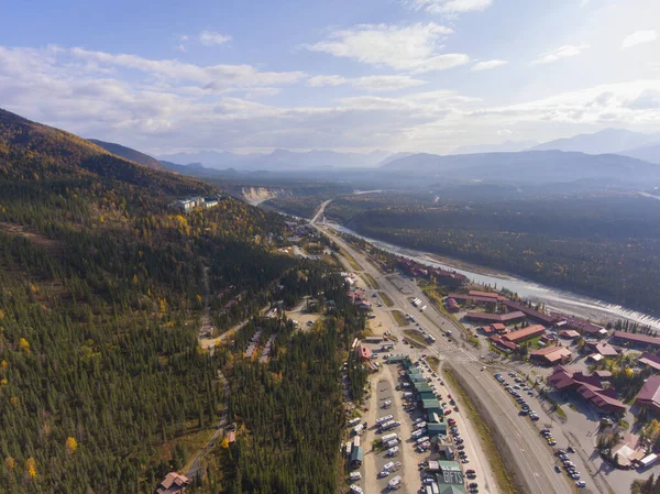 Denali National Park Nenana River Alaska Route Aka George Parks — Stock Photo, Image