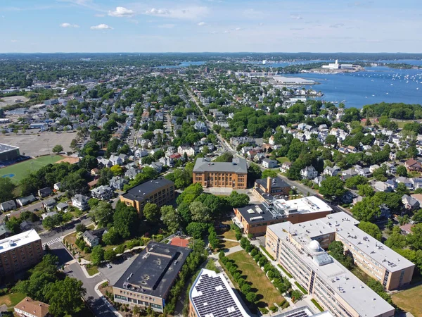 Luftaufnahme Des Campus Der Salem State University Und Des Edward — Stockfoto