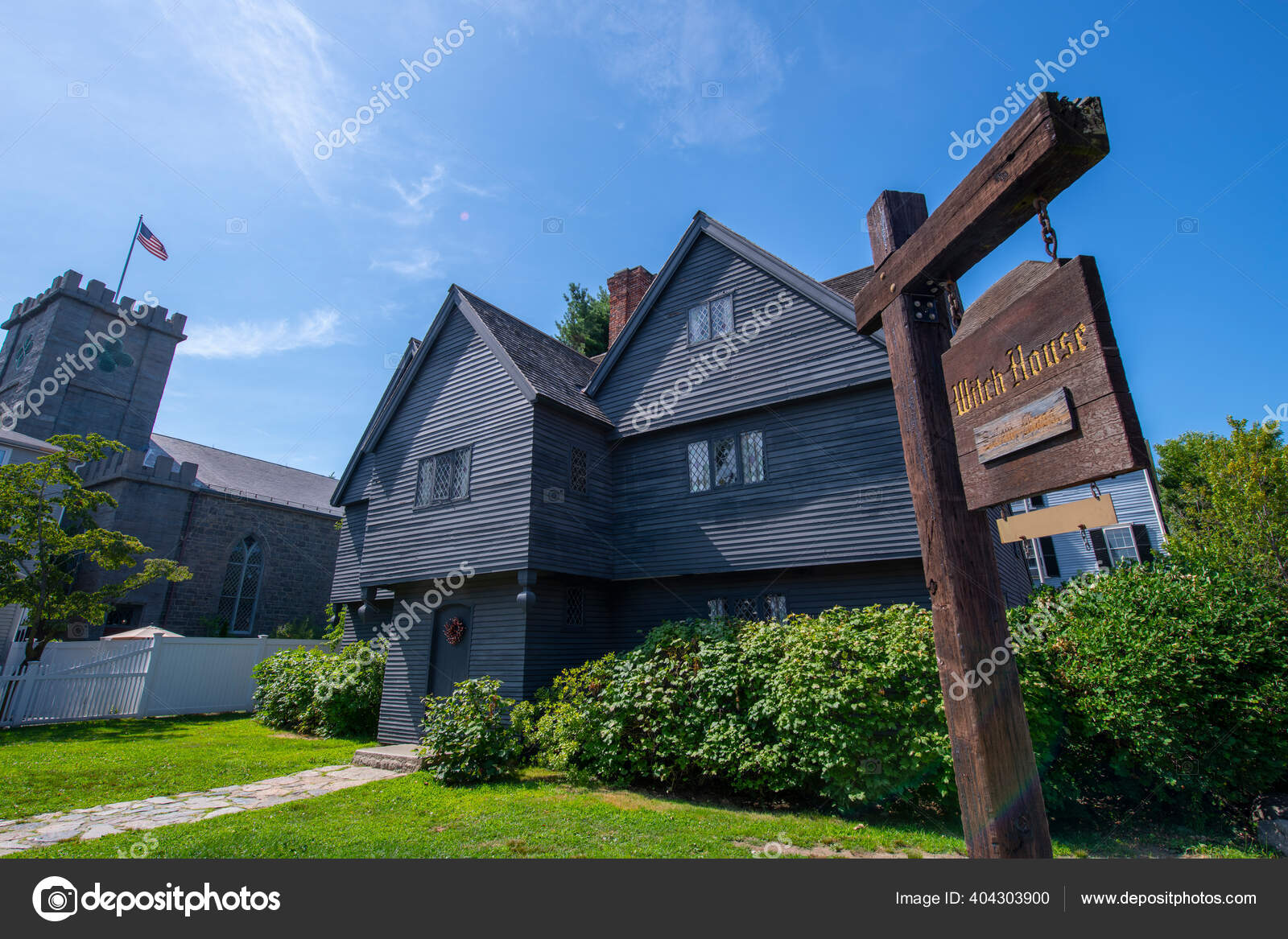 Jonathan Corwin House Known Witch House 310 Essex Street Historic Stock  Photo by ©jiawangkun 404303900